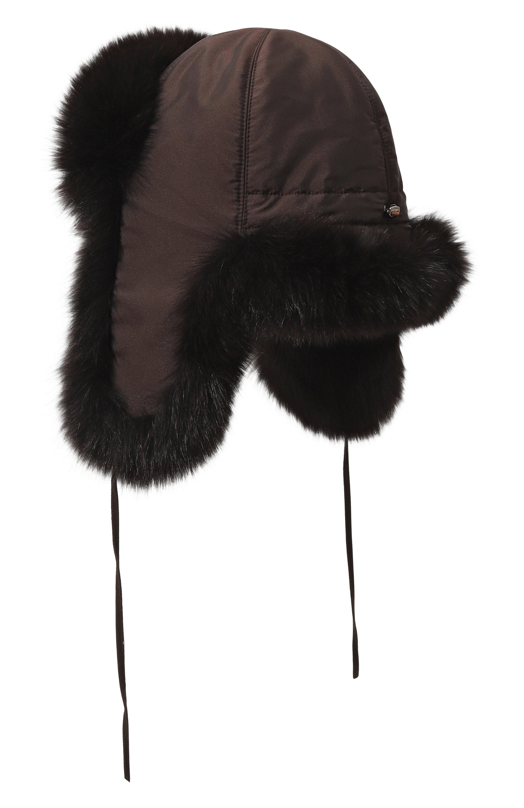 Шапка-ушанка стильная с мехом песца FURLAND, арт. 0001103310093600219, фото 2