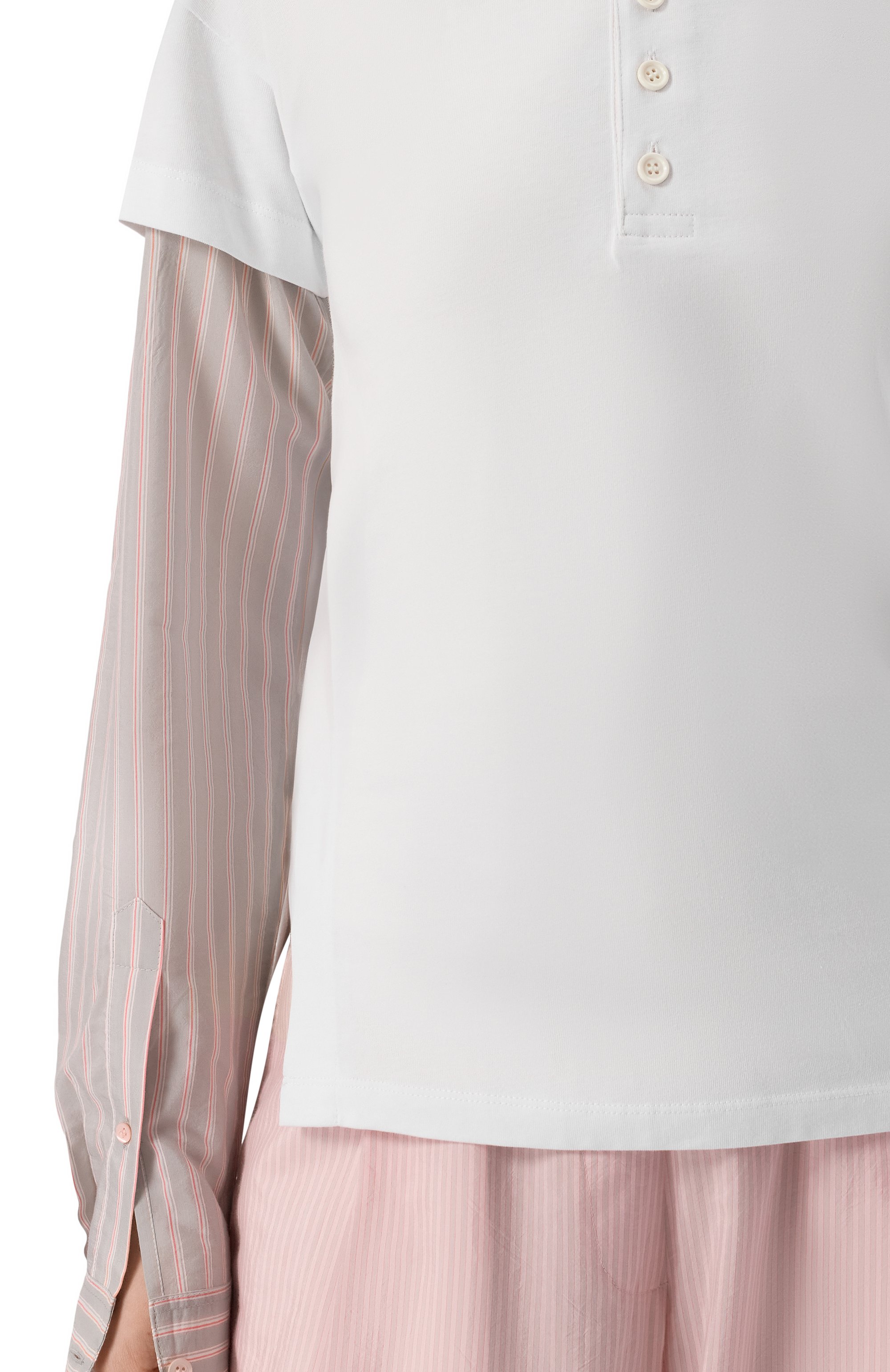 Хлопковый лонгслив-хенли DRIES VAN NOTEN, арт. 251-011156-1603, фото 5