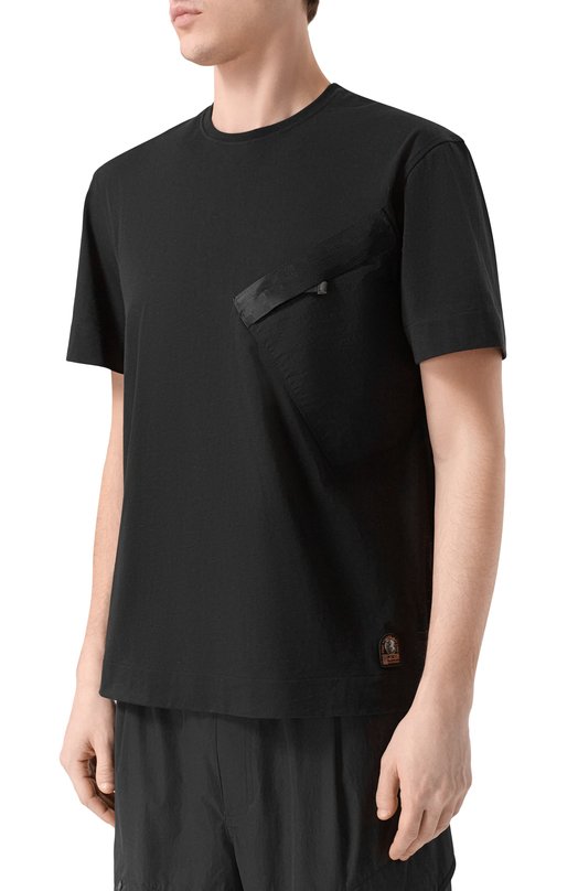 Хлопковая футболка Parajumpers 26SM-PM TSR Y02 Чёрный  26SM-PM TSR Y02 Фото 3