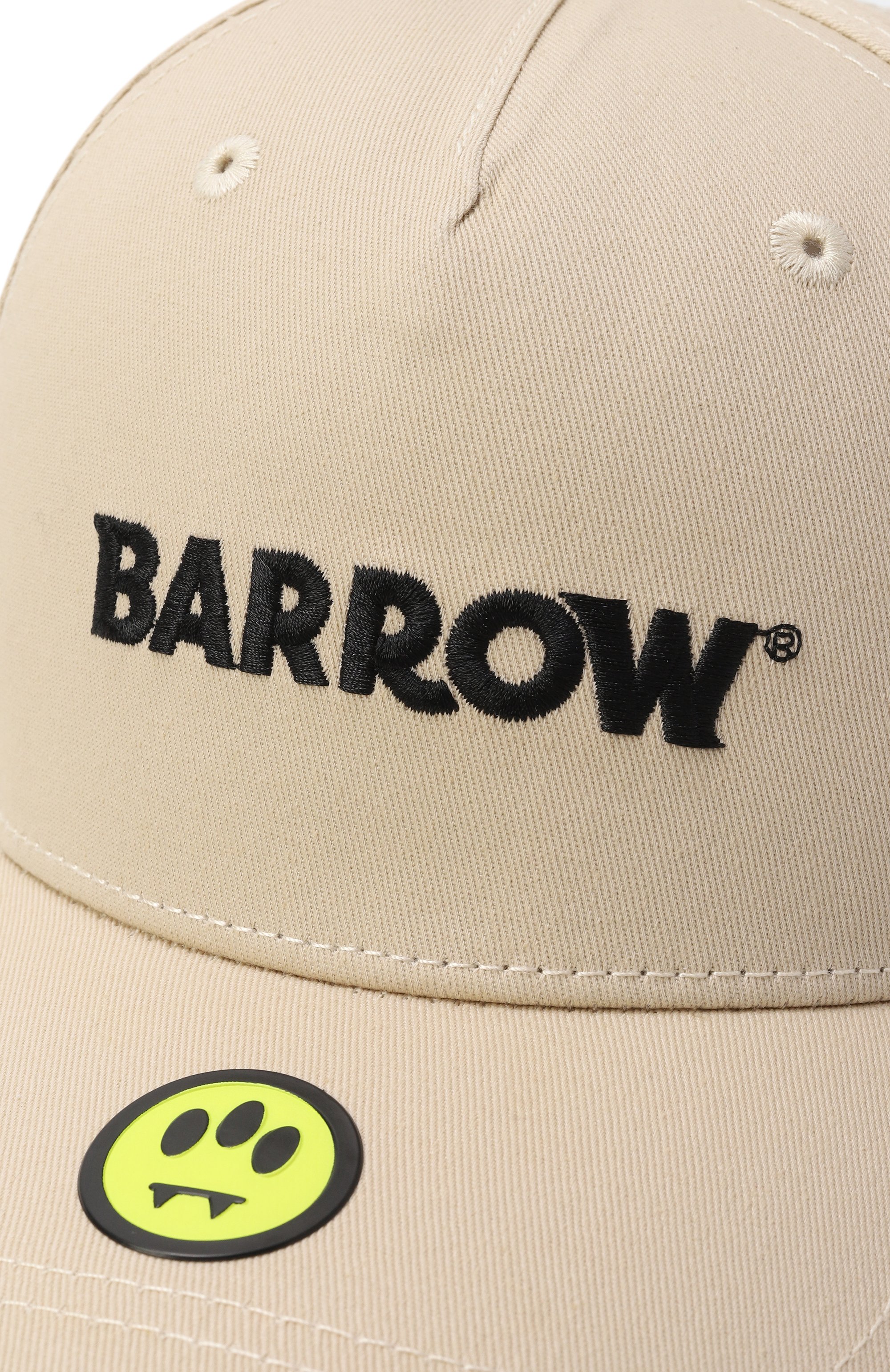 Хлопковая бейсболка BARROW светло-бежевого цвета по цене 6995 руб., арт. S5BKJUBC075, фото 3 Хлопковая бейсболка BARROW, арт. S5BKJUBC075, фото 3