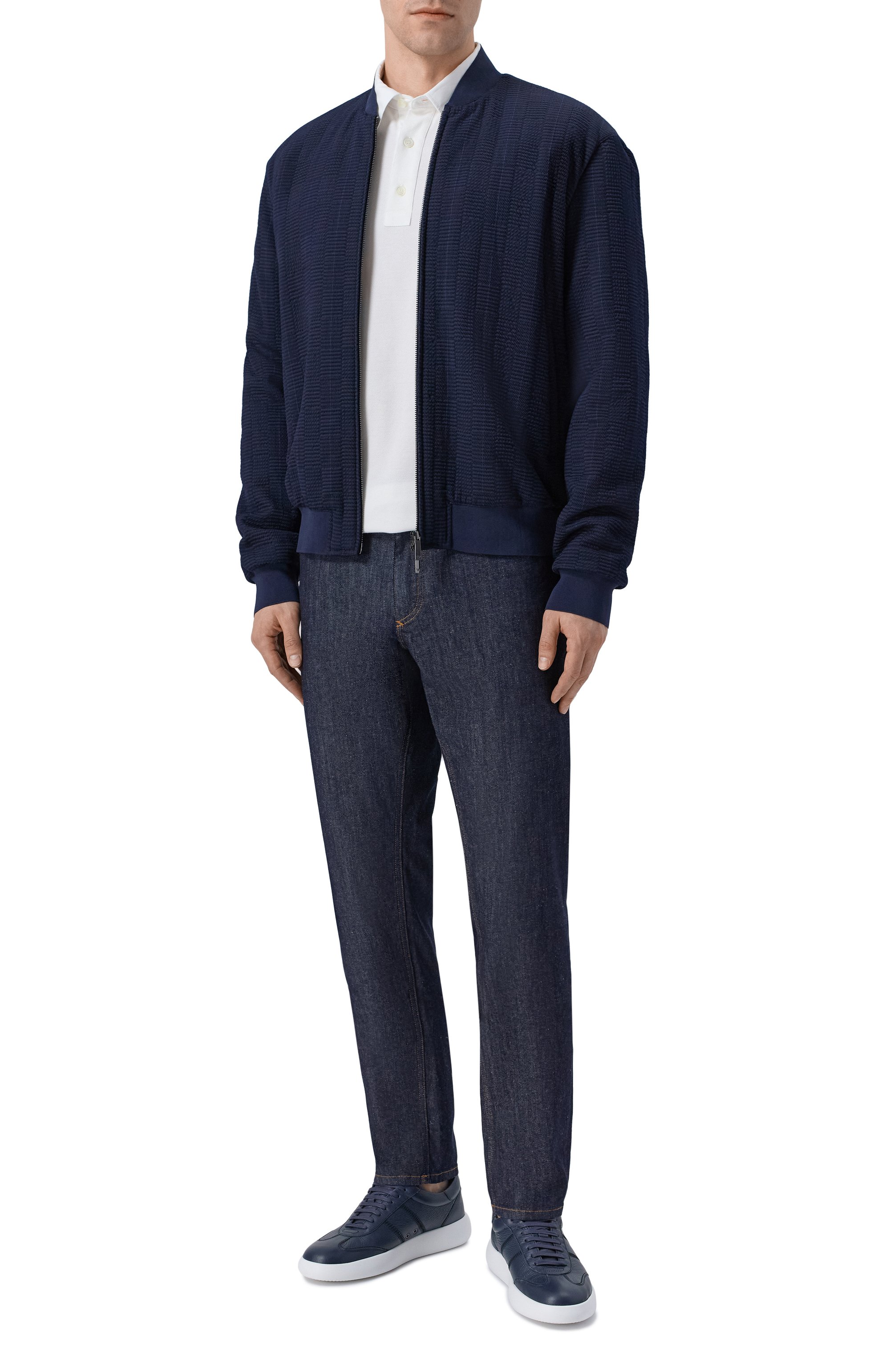 Хлопковое поло BRIONI, арт. UJUP0L/PA627, фото 2