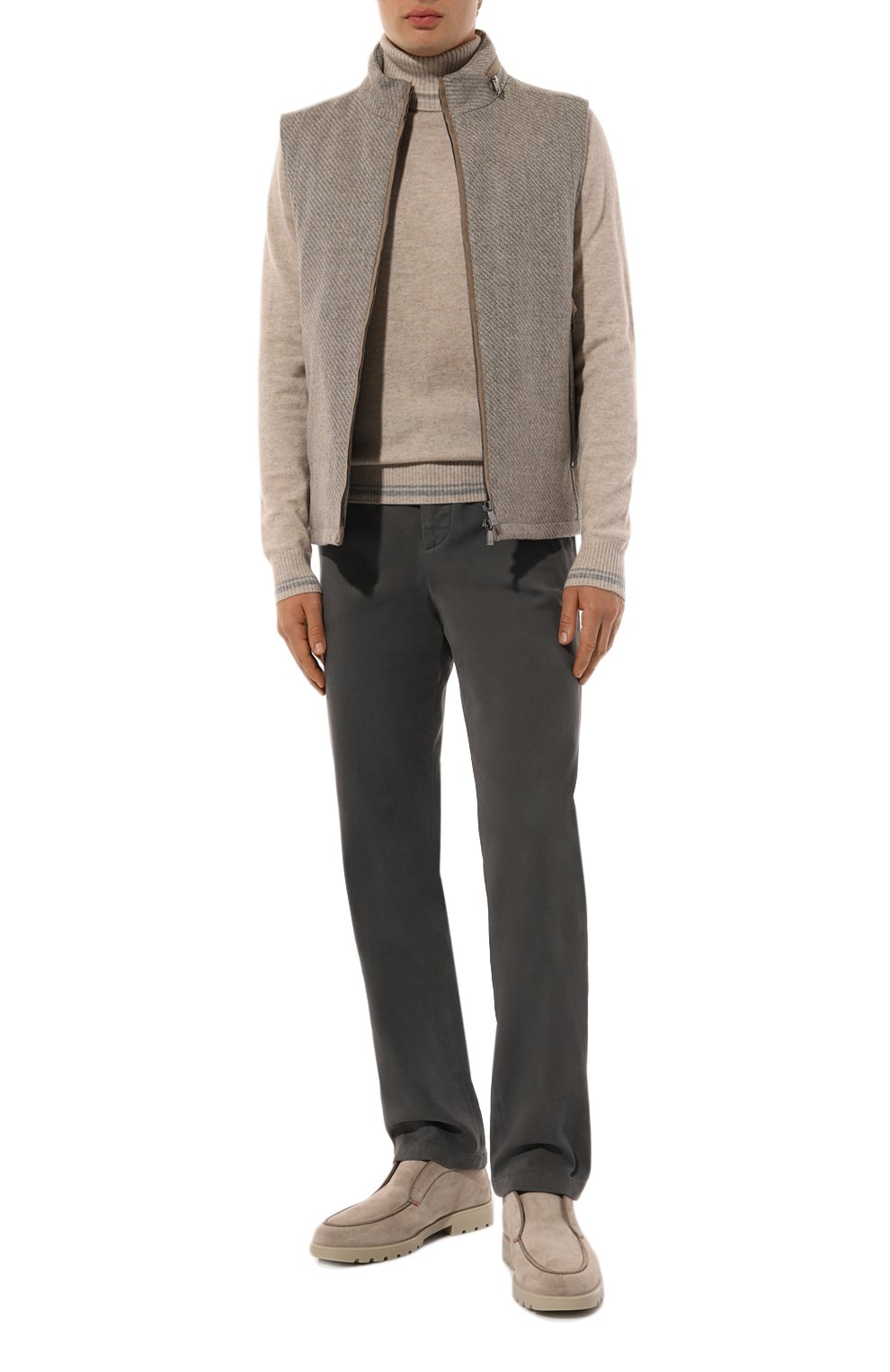 Хлопковые брюки KITON, арт. UFPPEK0100F02, фото 2