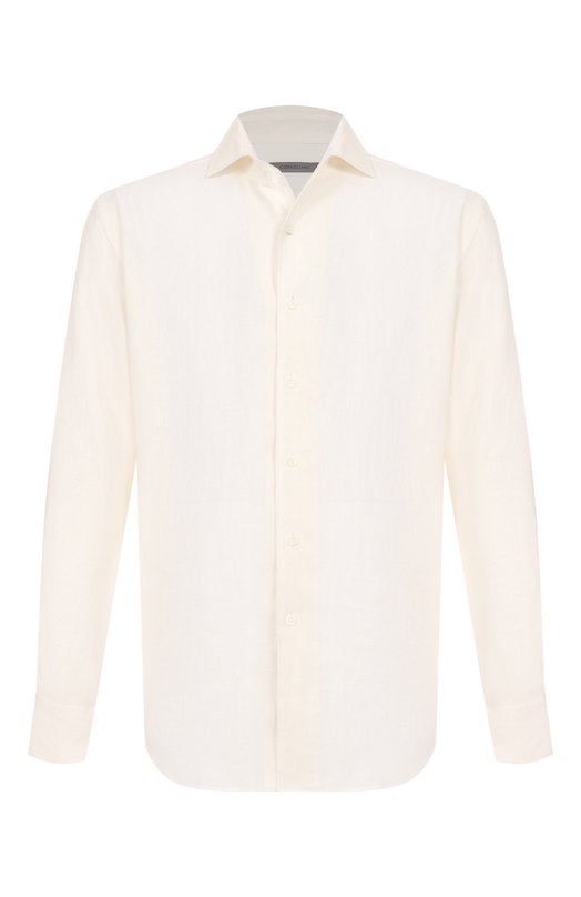 Льняная рубашка Corneliani 25P213-2511334 Кремовый 25P213-2511334