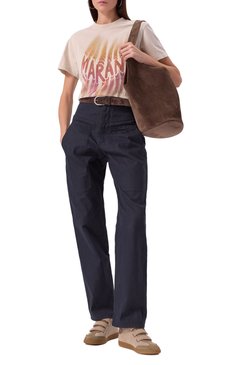 Хлопковая футболка ISABEL MARANT ETOILE, арт. 25PTS0147FA-C1N07E, фото 2