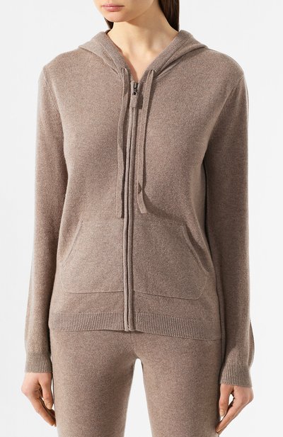 Кашемировый кардиган NOT SHY коричневого цвета по цене 24750 руб., арт. 3501010C, фото 3 Кашемировый кардиган NOT SHY, арт. 3501010C, фото 3
