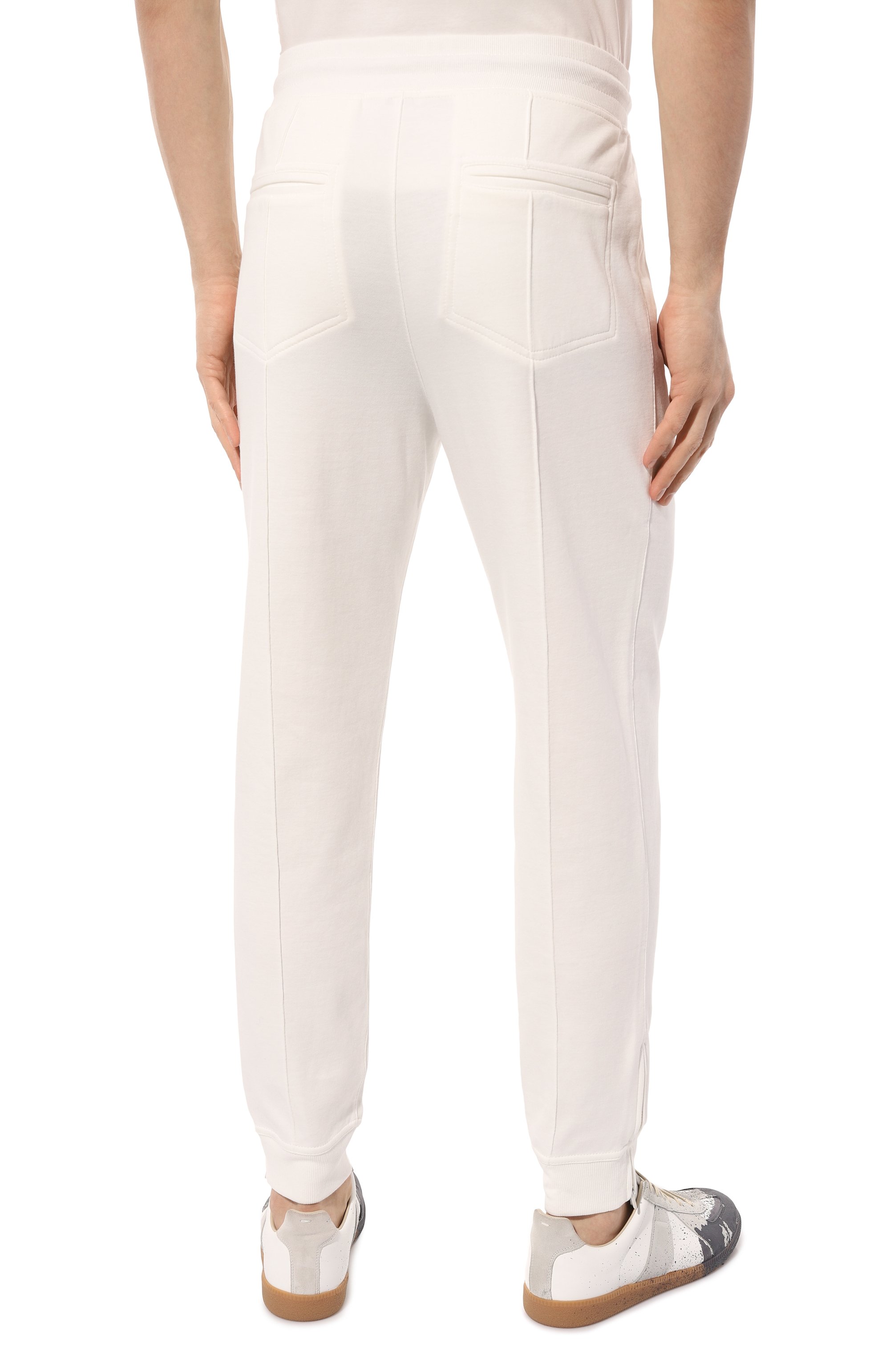 Хлопковые джоггеры BRUNELLO CUCINELLI, арт. M0T353263G, фото 4