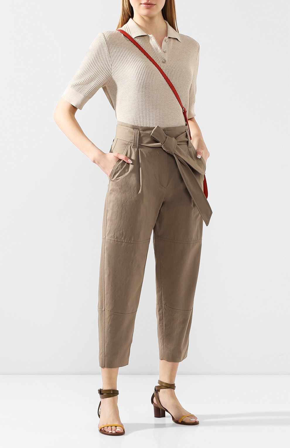 Хлопковые брюки BRUNELLO CUCINELLI, арт. M0F48P7193, фото 2