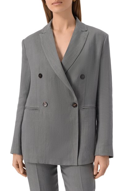 Жакет из вискозы и льна ANTONELLI FIRENZE, арт. N3835/974, фот�о 3