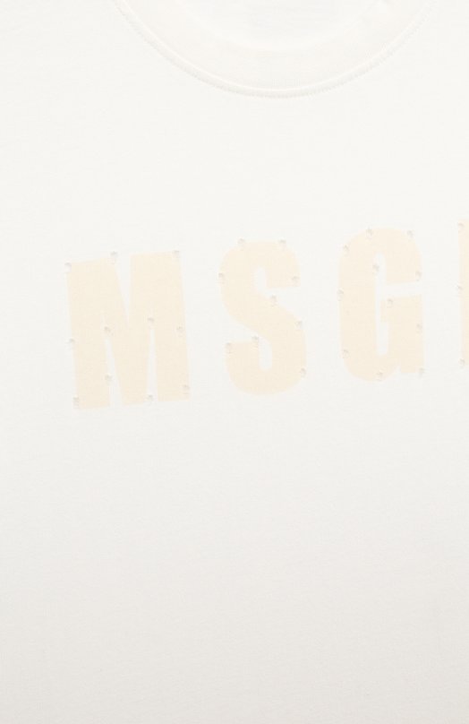 Хлопковая футболка MSGM kids 3