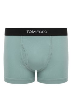 Мужские хлопковые боксеры TOM FORD зеленого цвета, арт. T4LC3104 | Фото 1 (Кросс-КТ: бельё; Материал сплава: Проставлено; Нос: Не проставлено; Материал внешний: Хлопок; Мужское Кросс-КТ: Трусы)