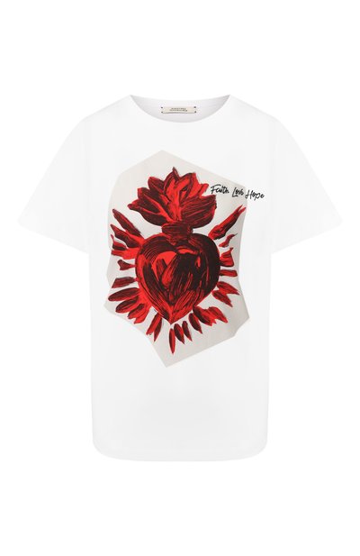Женская хлопковая футболка DOROTHEE SCHUMACHER, арт. 223002/FLAMING HEART