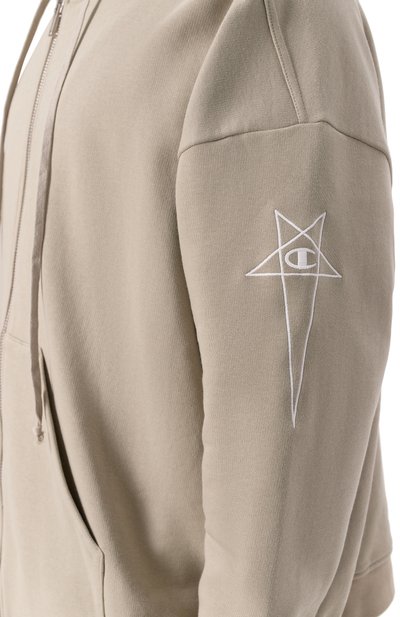 Хлопковая толстовка rick owens x champion RICK OWENS, арт. CM01E1663/CHFE, фото 5