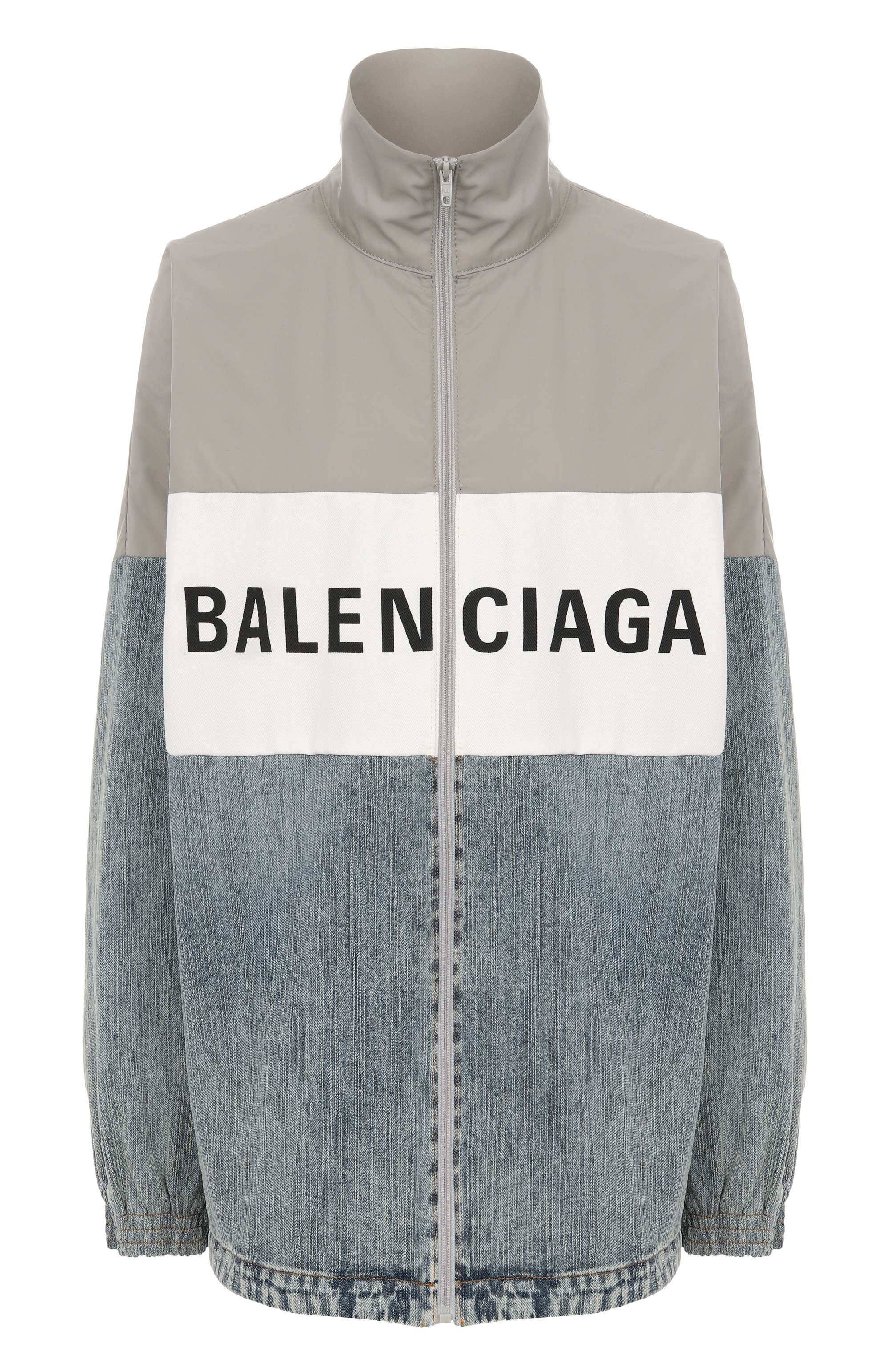 Комбинированная куртка BALENCIAGA, �арт. 822843/TNW65, фото 1