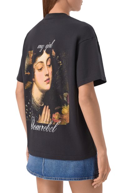 Хлопковая футболка DOMREBEL, арт. MY GIRL/T-SHIRT, фото 4