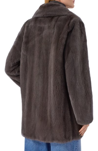 Шуба из норки YVES SALOMON, арт. 26WYM30881VMLX, фото 4