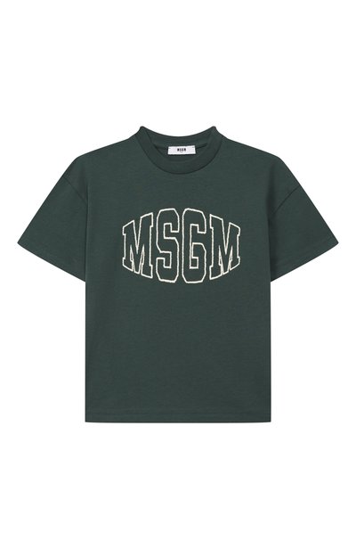 Хлопковая футболка MSGM KIDS, арт. F6MSJUTH038