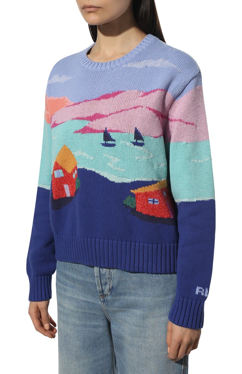 Хлопковый свитер POLO RALPH LAUREN, арт. 211856729, фото 3