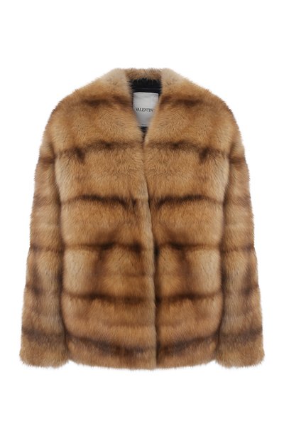 Шуба из меха соболя VALENTINO, арт. UF3FBA103GF, фото 1