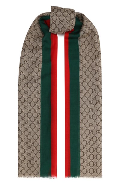 Шерстяной палантин GUCCI, арт. 600950 4G200, фото 1