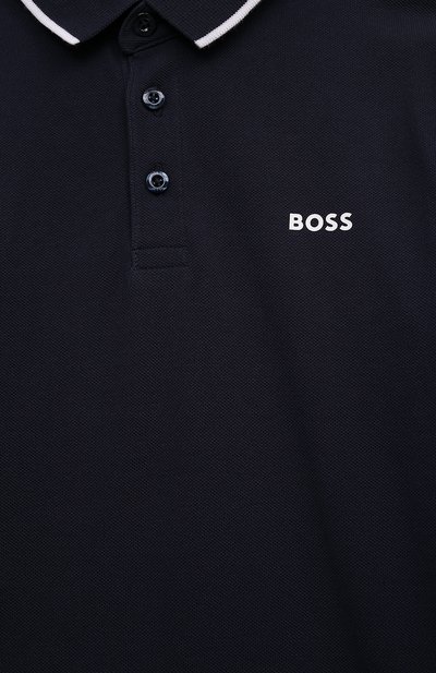 Хлопковое поло BOSS, арт. J51171, фото 3