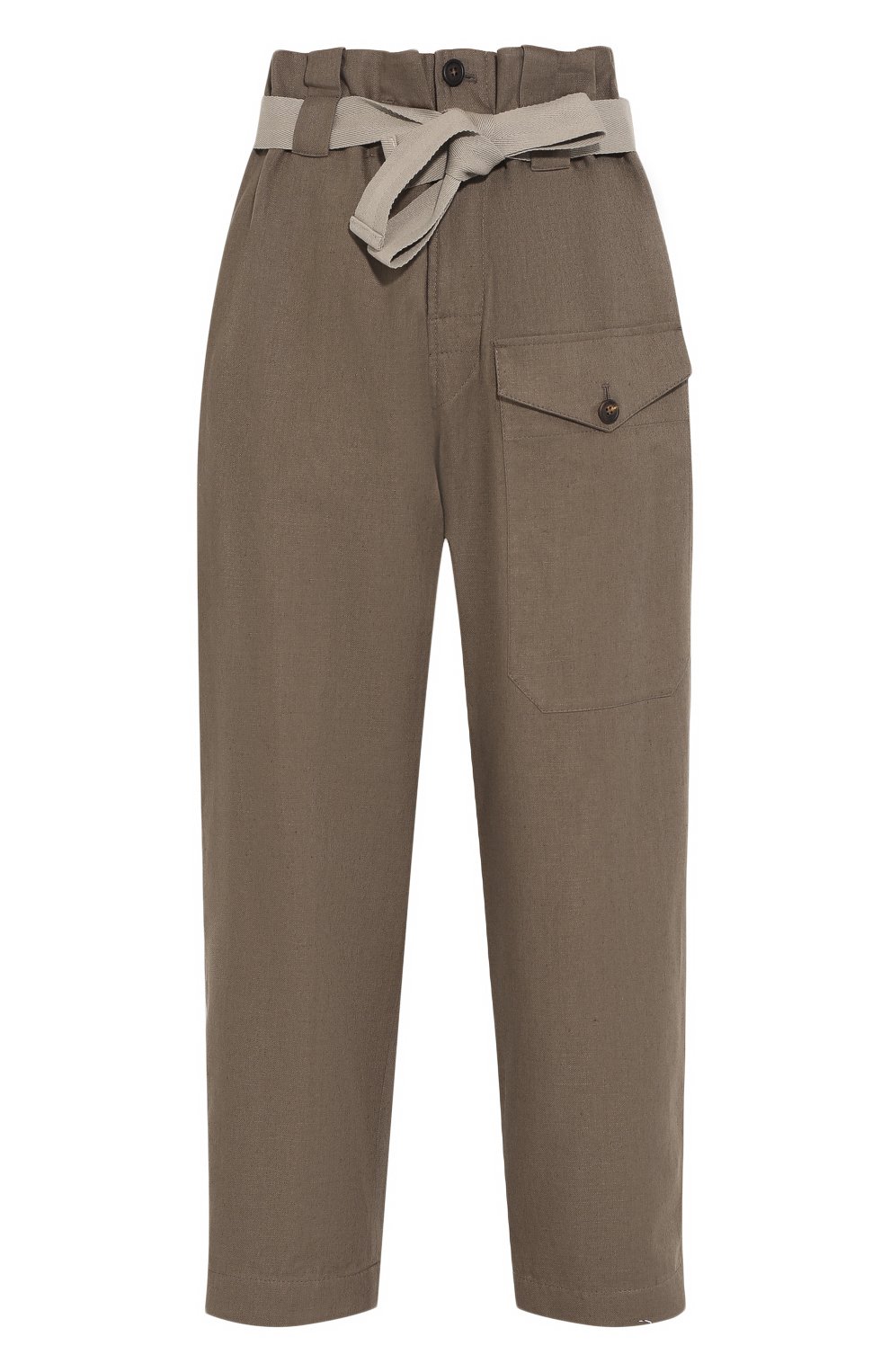 Брюки из смеси льна и хлопка BRUNELLO CUCINELLI, арт. M0H85P7219, фото 1