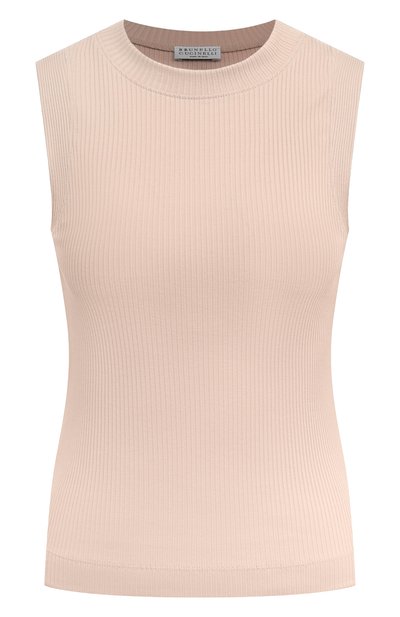 Женский хлопковый топ BRUNELLO CUCINELLI, арт. MH990BM100