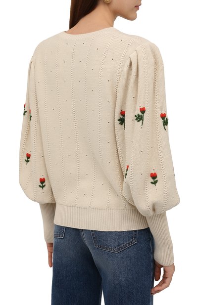 Пуловер из шерсти и хлопка GUCCI, арт. 653328/XKBS9, фото 4