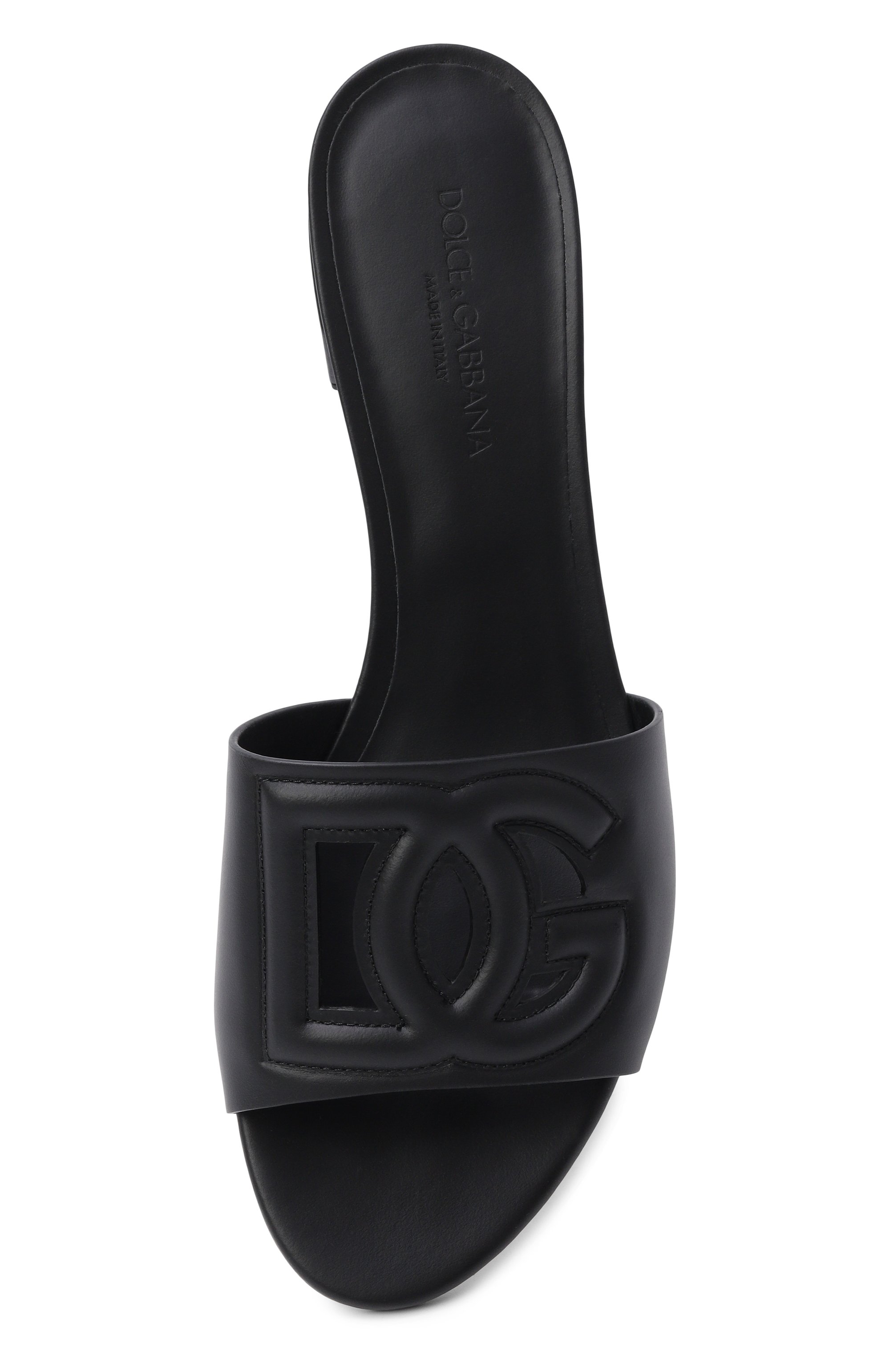 Кожаные мюли bianca 40 DOLCE & GABBANA, арт. CR1755/AY329, фото 6