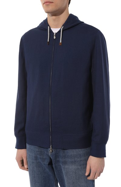 Бомбер изо льна и шерсти BRUNELLO CUCINELLI, арт. MW4946873, фото 3