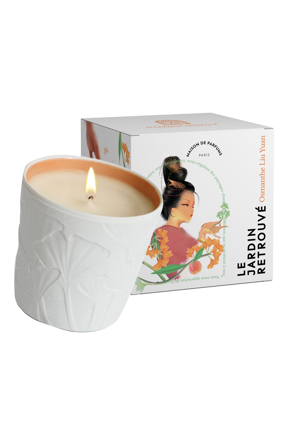 Свеча osmanthe liu yuan (190g) LE JARDIN RETROUVE, арт. 3760342760174, фото 2
