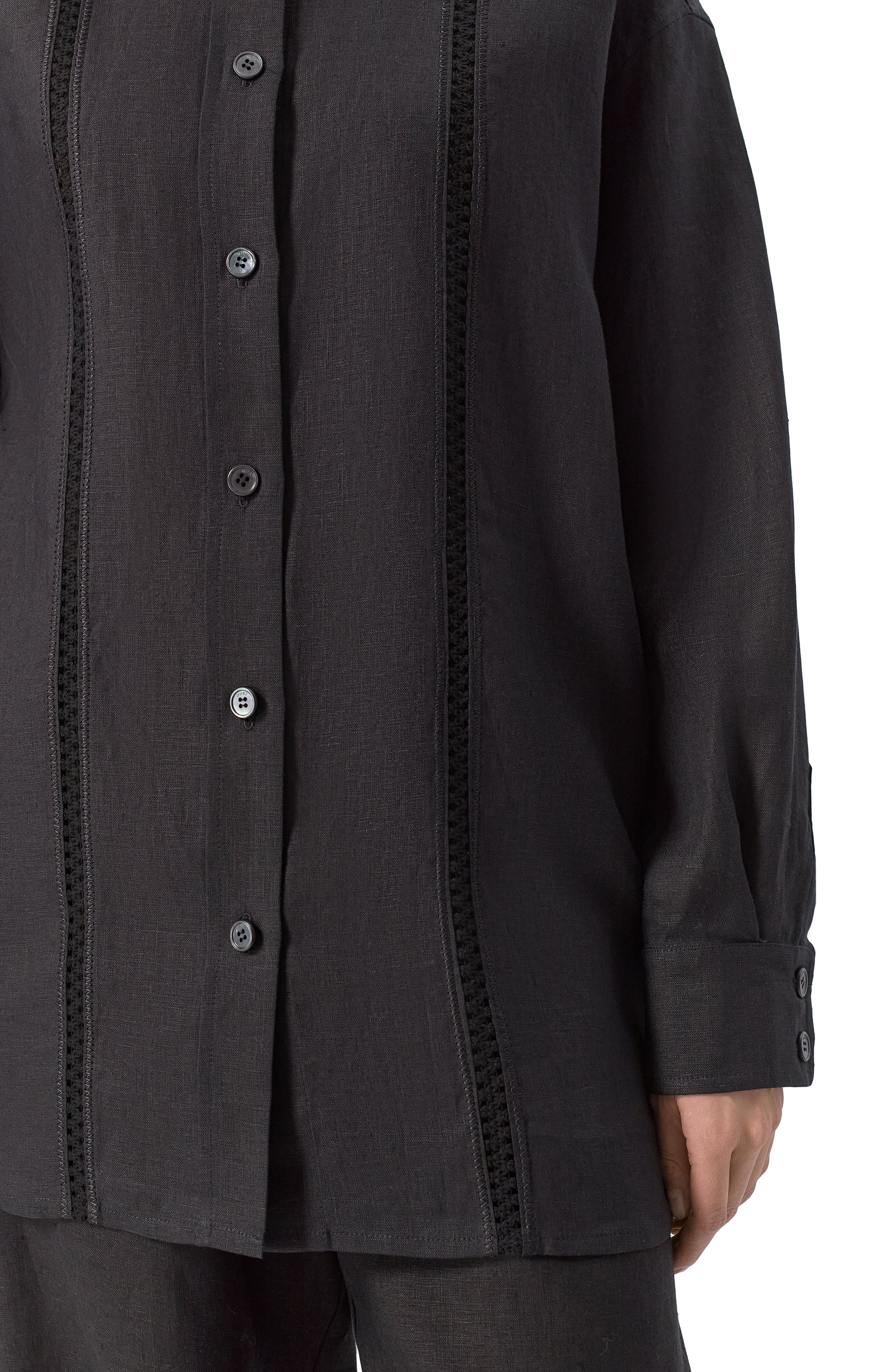 Льняная рубашка MVST, арт. TXBGM-Y074, фото 5