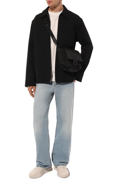 Комбинированные кроссовки fendi flow FENDI, арт. 7E1392 AJZH, фото 2