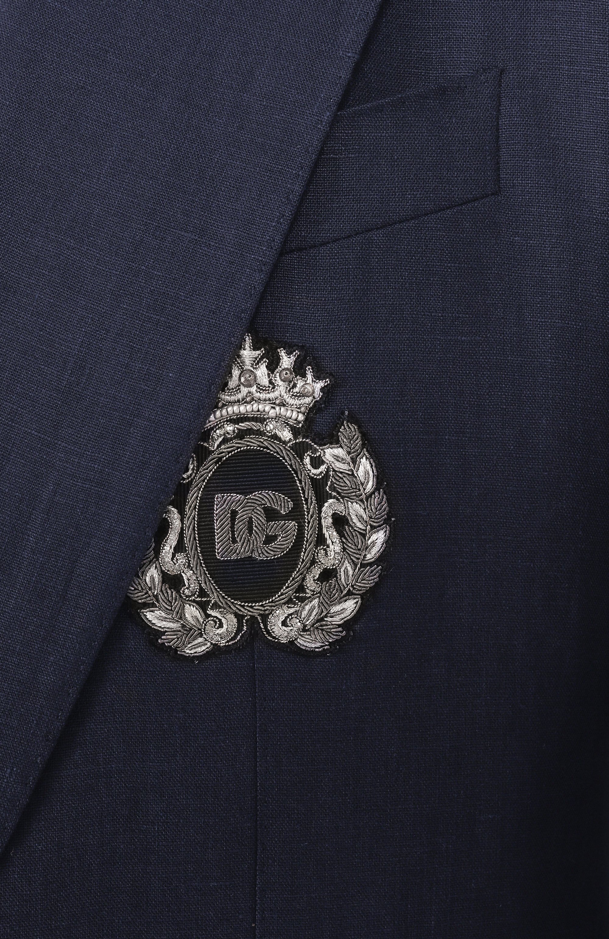 Льняной пиджак DOLCE & GABBANA, арт. G2QS6Z/FU4K6, фото 7