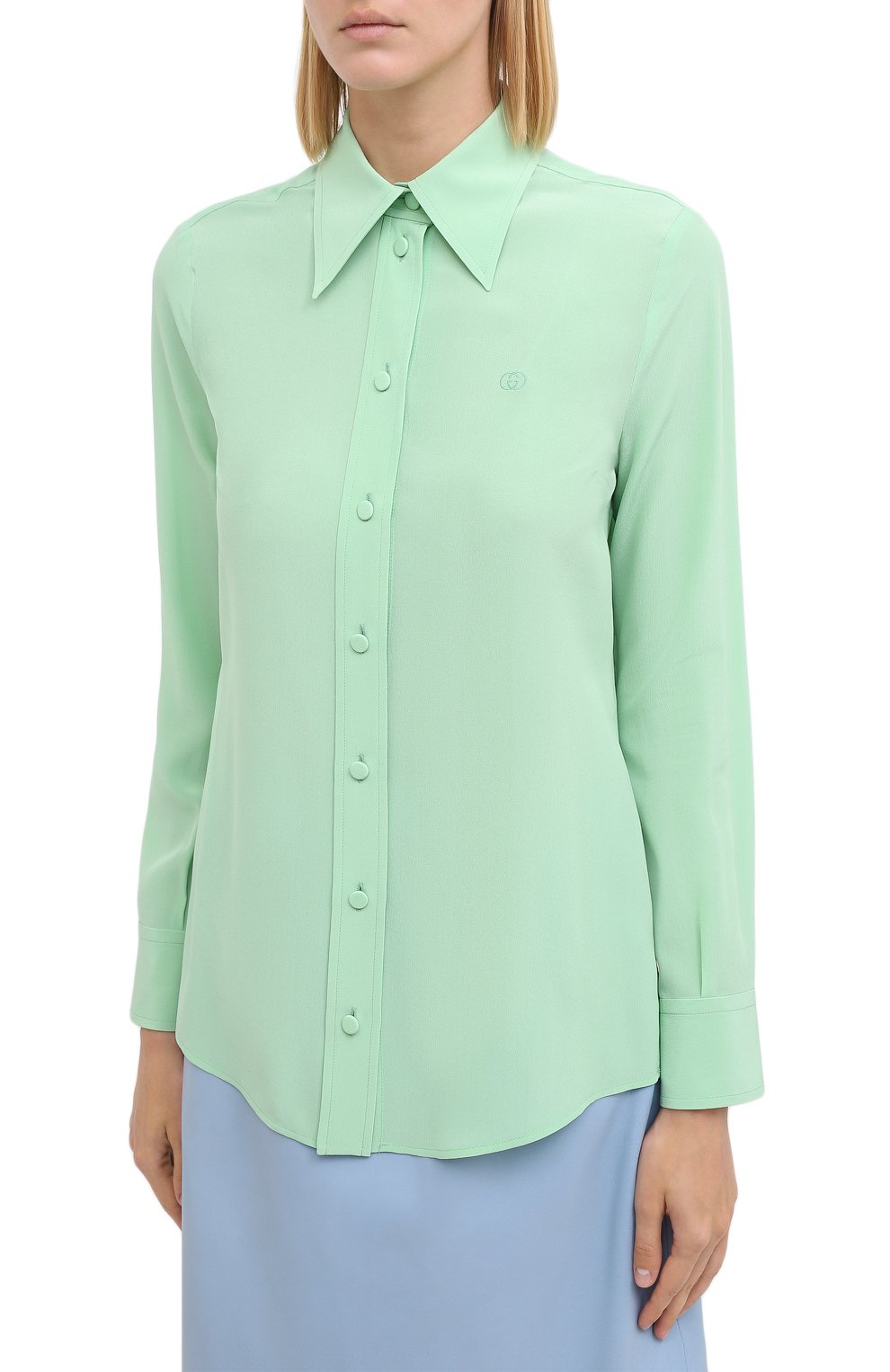 Шелковая рубашка GUCCI, арт. 627407/ZAEWU, фото 3