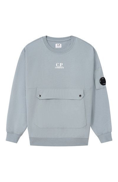 Хлопковый свитшот C.P. COMPANY, арт. CUF01U/LCC02_001