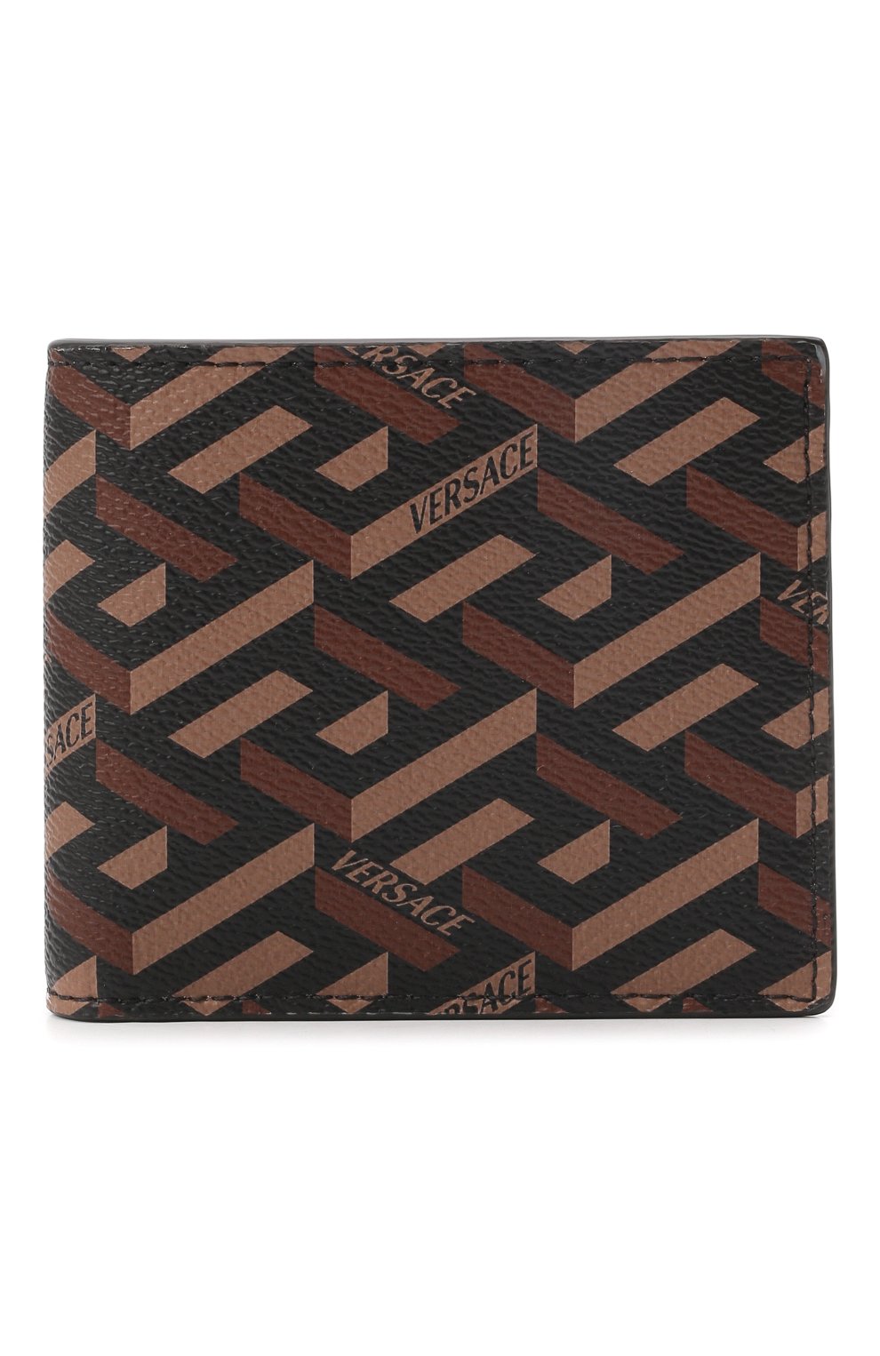 Портмоне VERSACE коричневого цвета по цене 37650 руб., арт. DPU2463/1A01974, фото 1 Портмоне VERSACE, арт. DPU2463/1A01974, фото 1