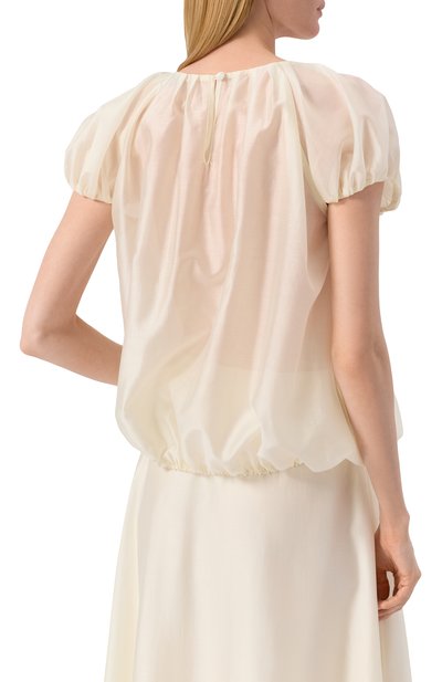 Блузка SEVEN LAB кремового цвета по цене 15960 руб., арт. SBY.14.110.543, фото 4 Блузка SEVEN LAB, арт. SBY.14.110.543, фото 4