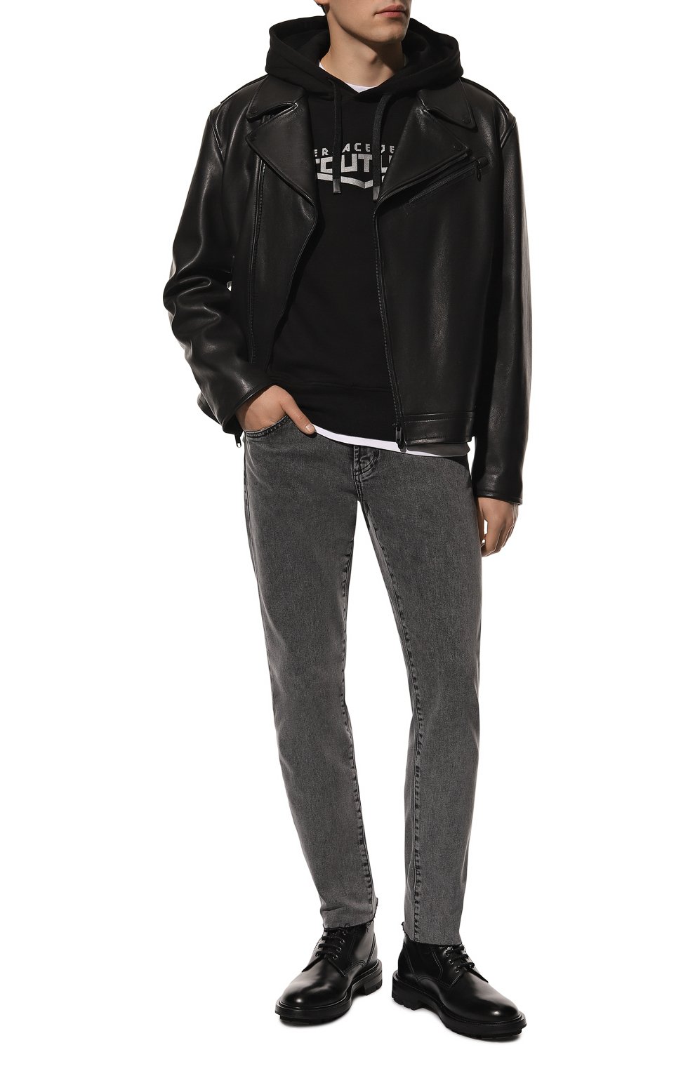 Джинсы VERSACE JEANS COUTURE, арт. 73GAB590-73UP509 D STR BLACK BLK/CDW27, фото 2