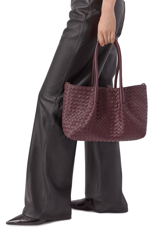 Двусторонняя сумка Pinacoteca Bottega Veneta 854371/V5AG1 Бордовый  854371/V5AG1 Фото 2