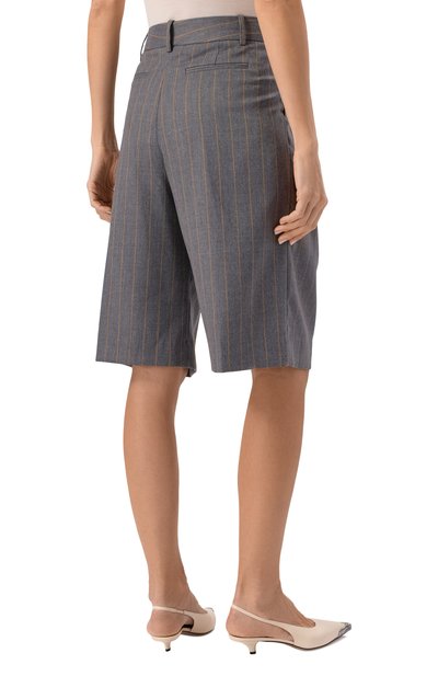 Шорты из шерсти и вискозы GANNI, арт. A1110013, фото 4