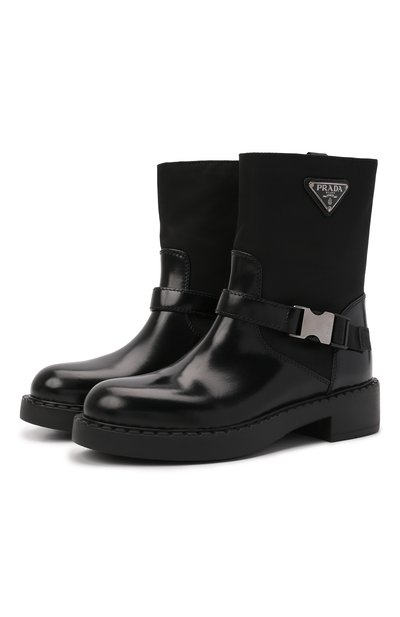 Комбинированные полусапоги PRADA, арт. 1U682M-3LF7-F0002-B050, фото 1