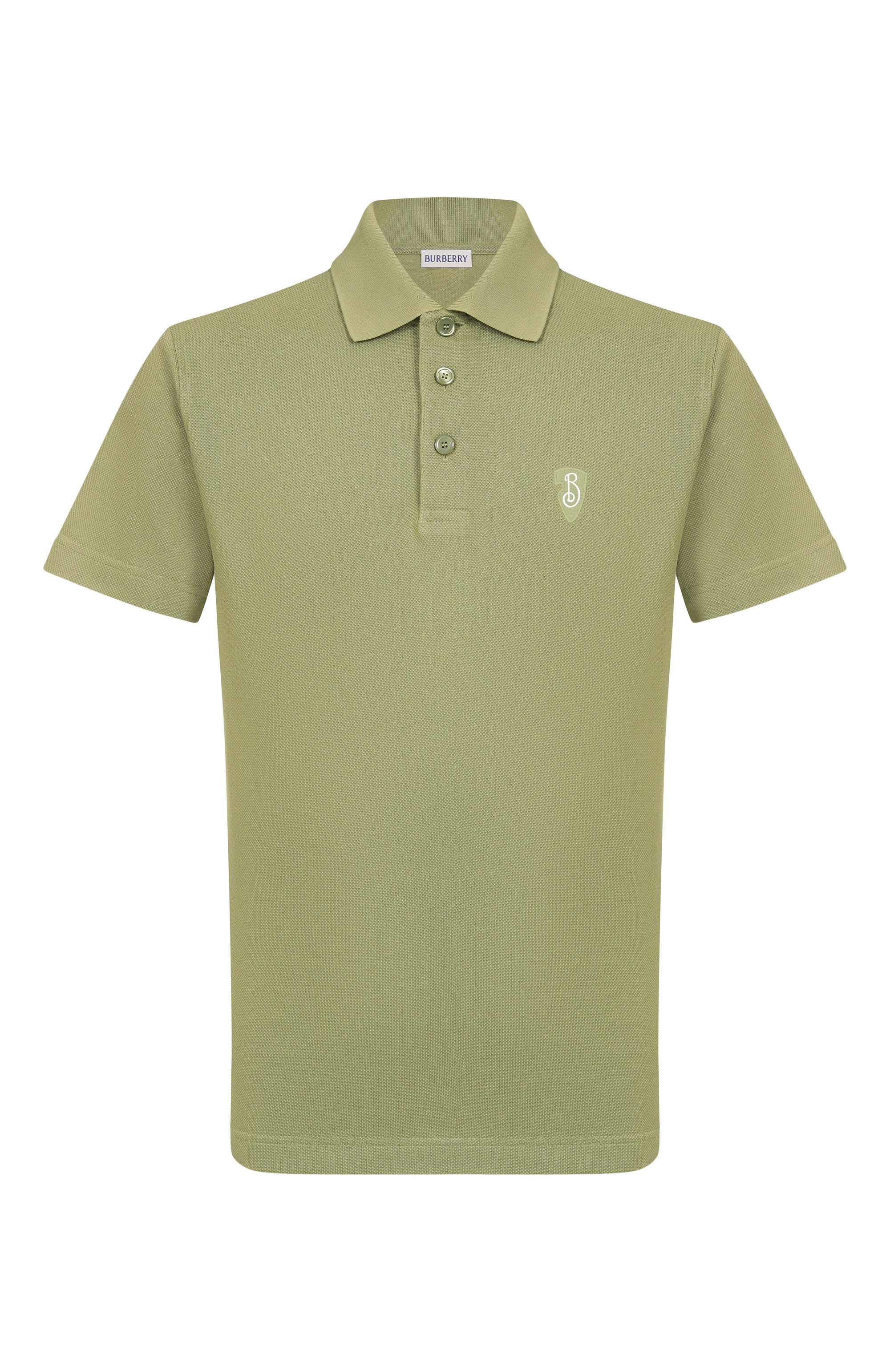 Хлопковое поло BURBERRY, арт. 8105140, фото 1