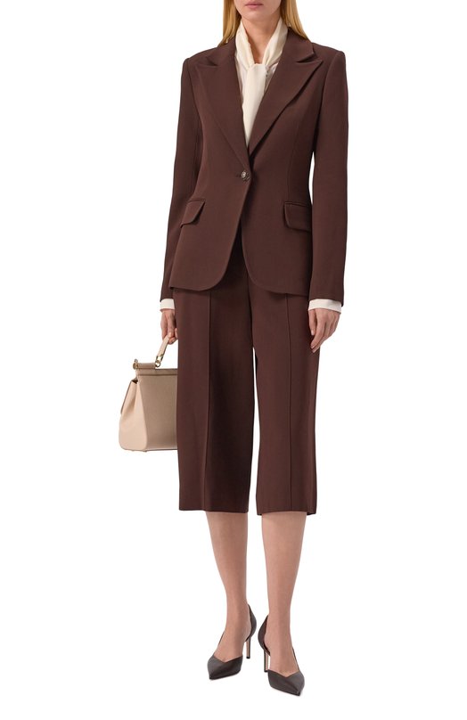 Жакет из вискозы Elie Saab J0003NF25CD023 Коричневый  J0003NF25CD023 Фото 2