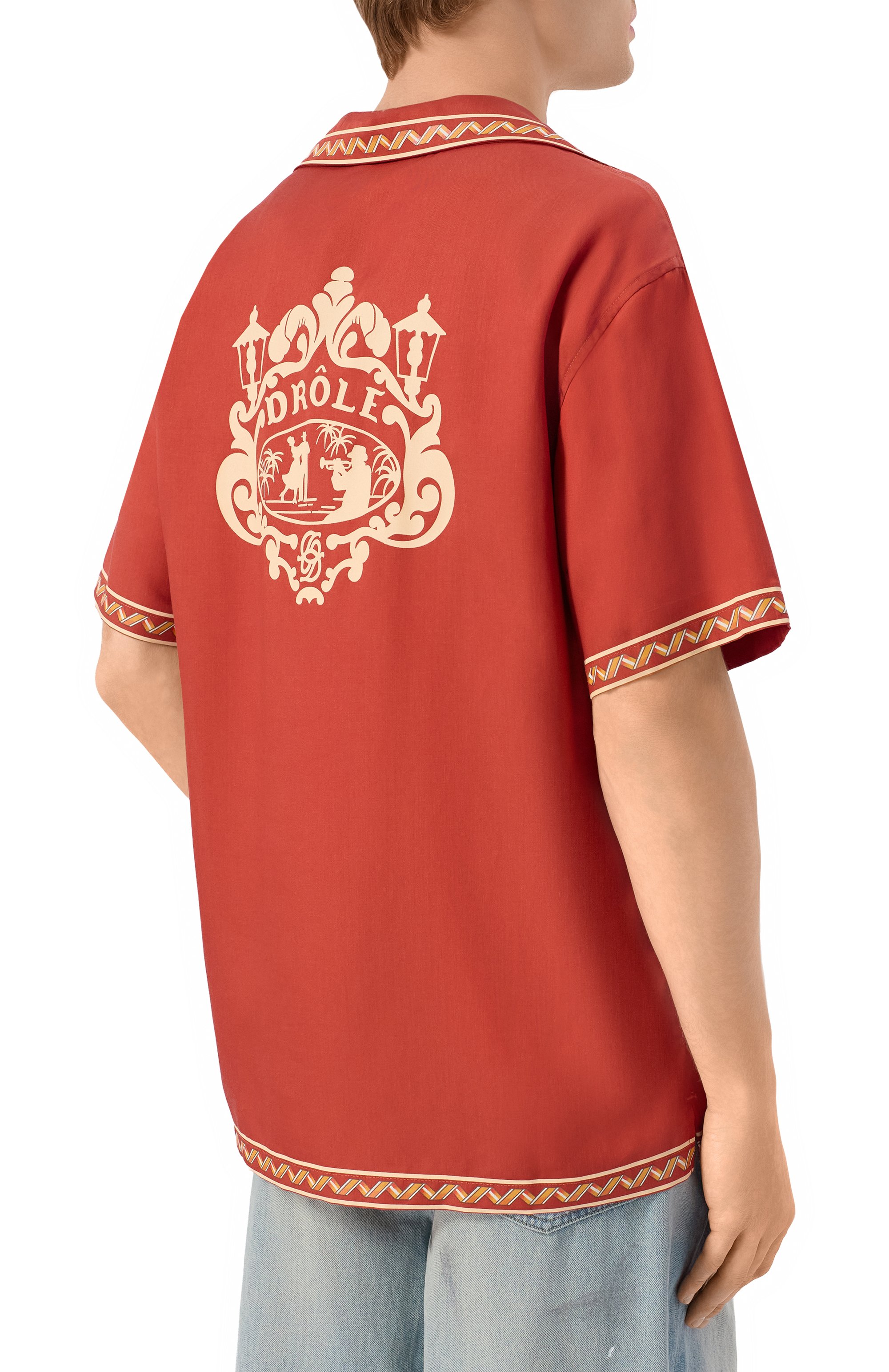 Рубашка из лиоцелла DROLE DE MONSIEUR, арт. K-SH228-CLY001-BR, фото 4