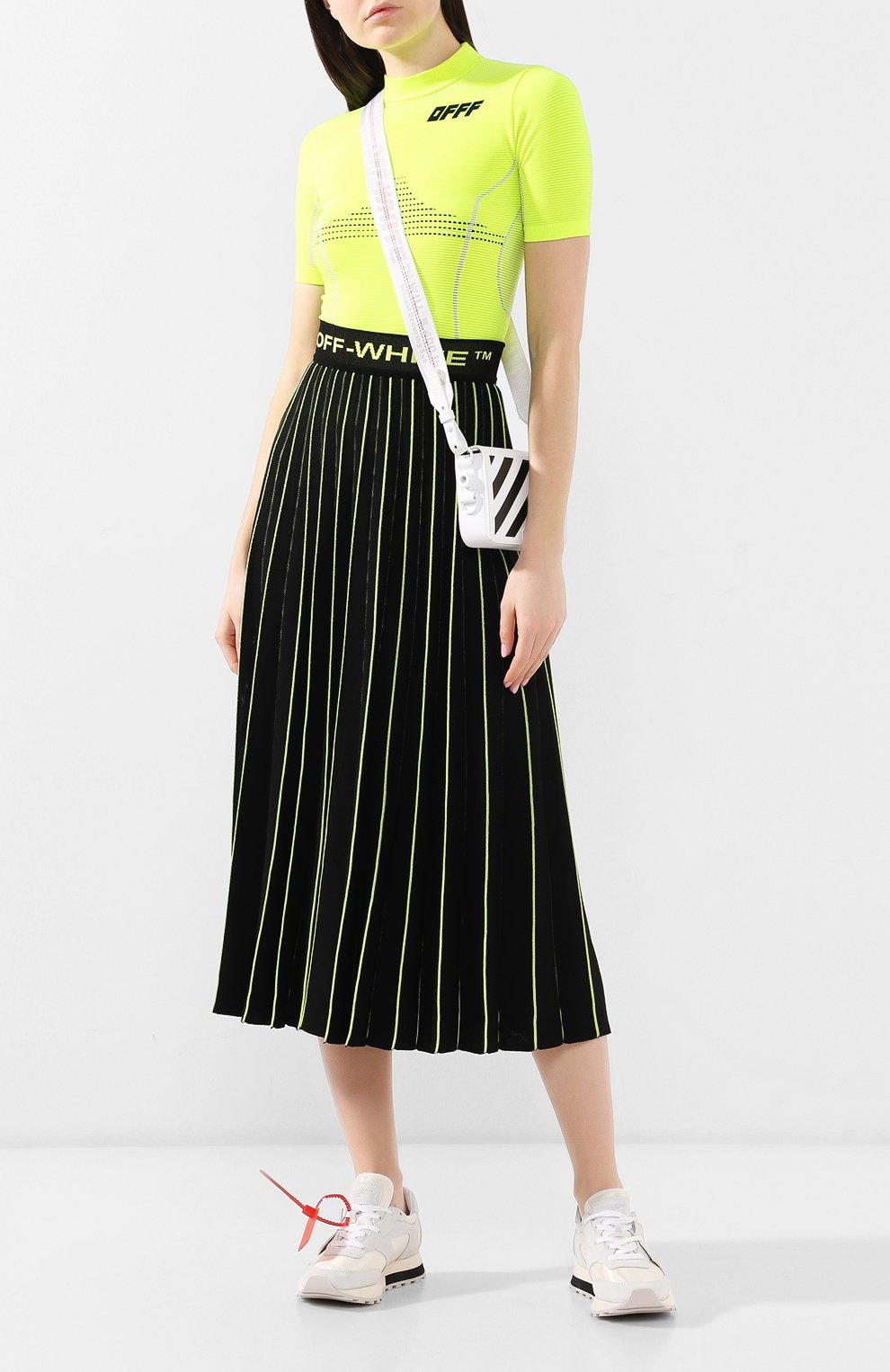 Юбка-миди OFF-WHITE, арт. 0WHL003S19C980441000, фото 2