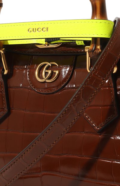 Сумка diana mini из кожи аллигатора GUCCI, арт. 655661 EZINT, фото 3