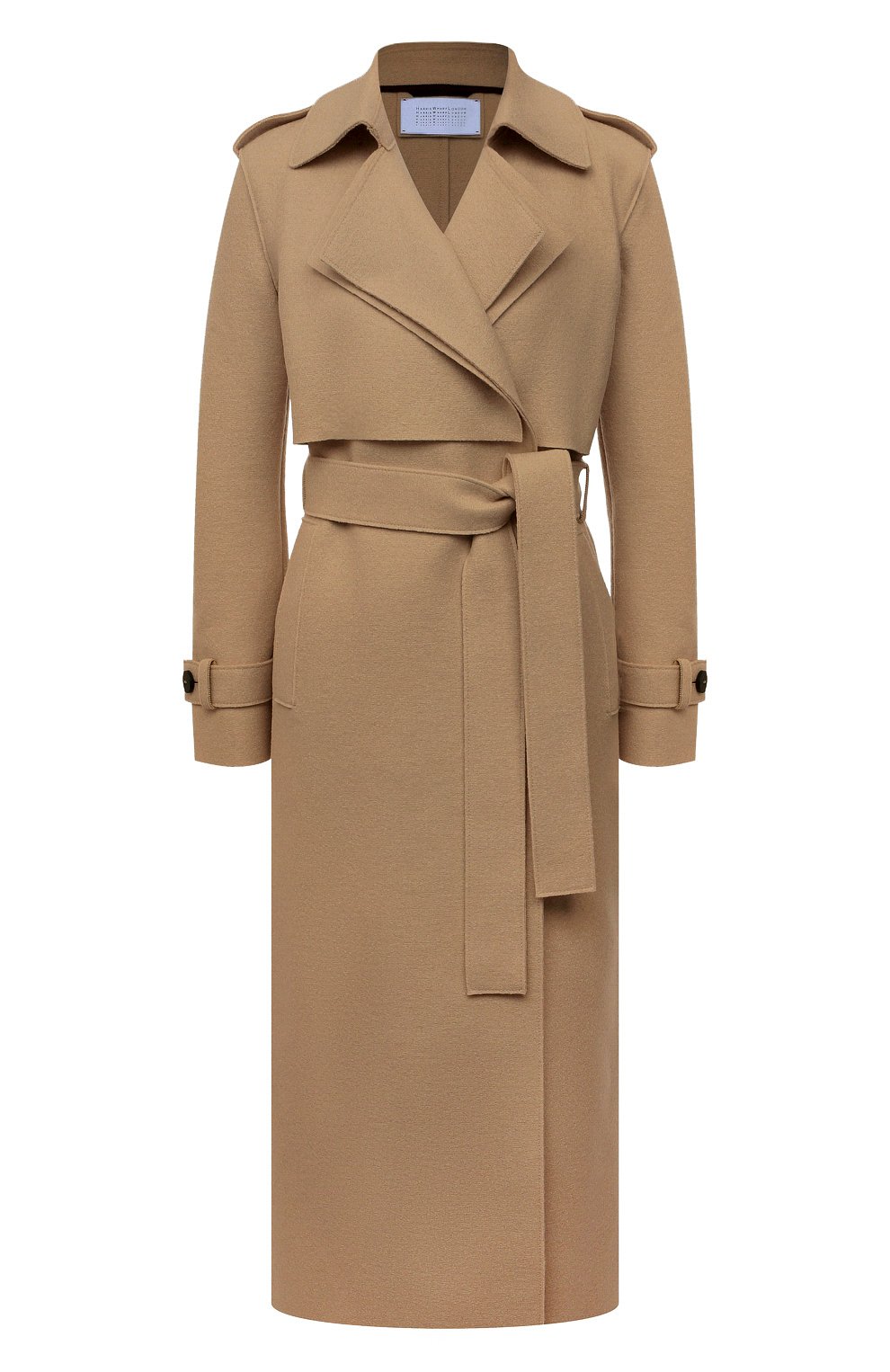 Шерстяное пальто HARRIS WHARF LONDON темно-бежевого цвета по цене 108000 руб., арт. A1129MLK, фото 1 Шерстяное пальто HARRIS WHARF LONDON, арт. A1129MLK, фото 1
