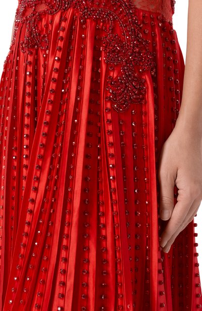 Шелковое платье с отделкой бисером GIVENCHY, арт. 17I2005310, фото 4