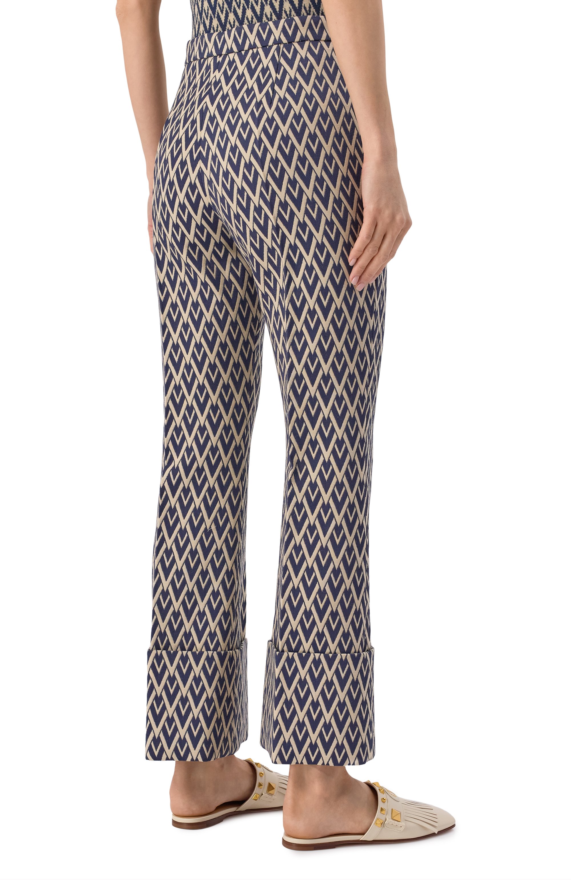 Шерстяные брюки VALENTINO, арт. 6B3RB647915, фото 4