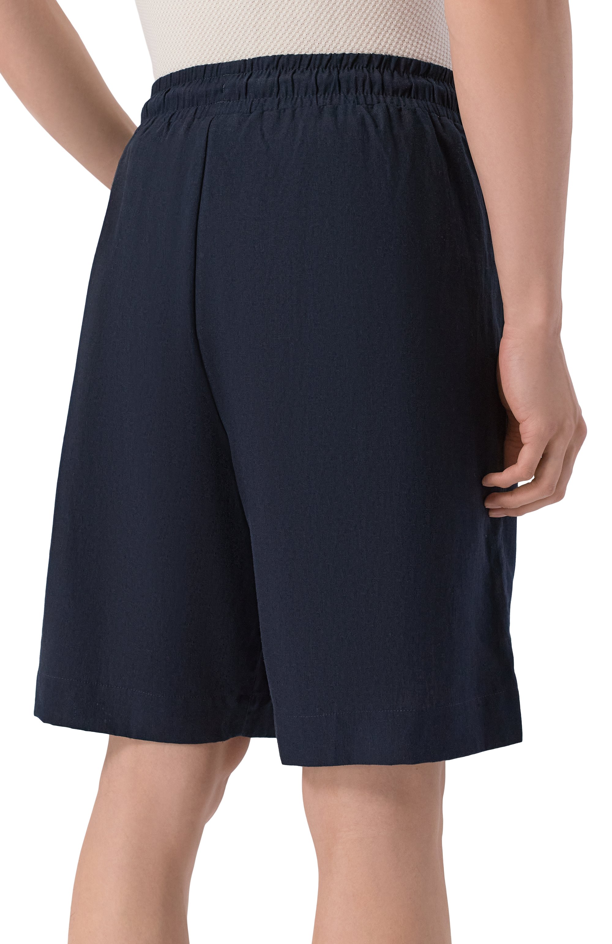 Шорты изо льна и вискозы EMPORIO ARMANI, арт. EM000681/AF20590, фото 4